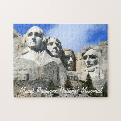 Customize Mount Rushmore National Memorial photo Jigsaw Puzzle