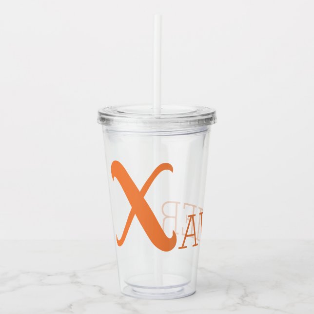Customize Name Acrylic Tumbler (Front)