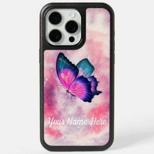 "Customize Name" Butterfly iPhone 15 Pro Max Case