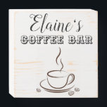 CUSTOMIZE Name Coffee Bar Sign<br><div class="desc">CUSTOMIZE Name Coffee Bar Sign - Customize the name to make it for yourself of give as a gift!  A cute coffee sign!  Please send a message to the shop if you need assistance customizing your name.</div>
