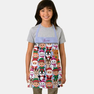 Customize Name Colorful Teddy Christmas 
