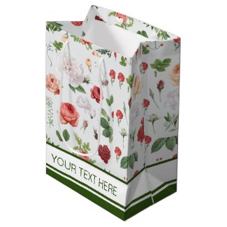 Customize Name Flower Pattern, Rose 