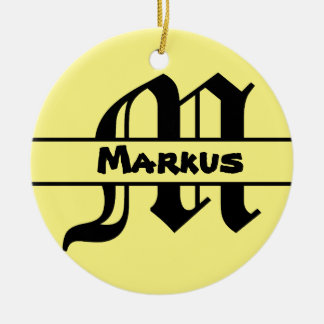 Customize Name Letter ornament