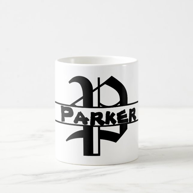 Customize Name Letter ornament  Coffee Mug (Center)