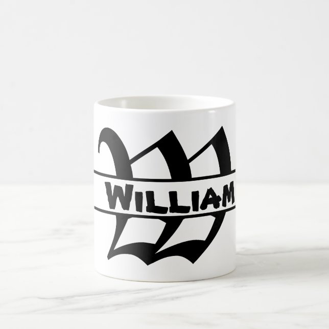 Customize Name Letter ornament  Coffee Mug (Center)