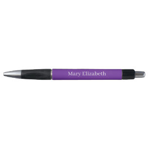 Customize name or initials Purple  Pen
