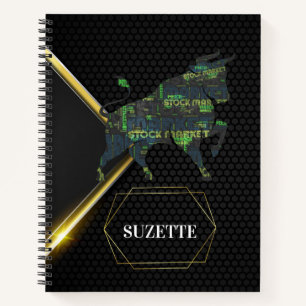Customize Name   Personalized Traders Notebook