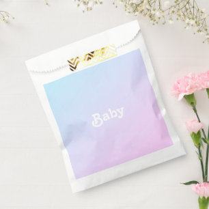 Customize Name photo Baby Shower, birthday Favor Bag