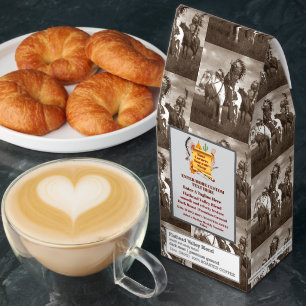 Customize Native American Gift Shop Brand Promo 3 Roasted Coffee