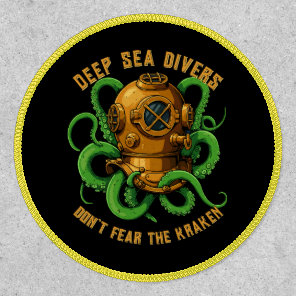 Customize Nautical Diving Helmet Octopus Attack Patch