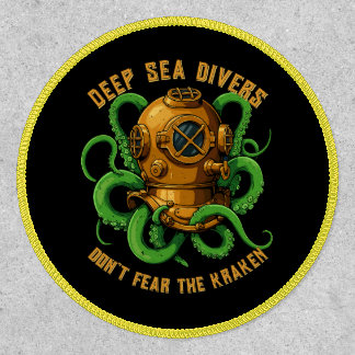 Customize Nautical Diving Helmet Octopus Attack Patch