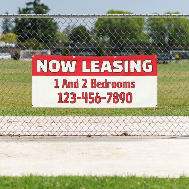 Customize Now Leasing 1 And 2 Bedrooms  Banner (Insitu)