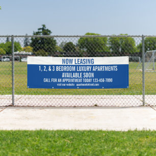 Customize Now Leasing Apartments For Rent Banner