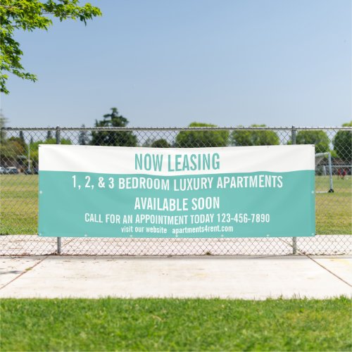 Customize Now Leasing Apartments For Rent Large Banner