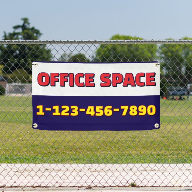 Customize Office Space Available Business  Banner (Insitu)
