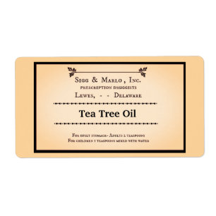 customize old rx label