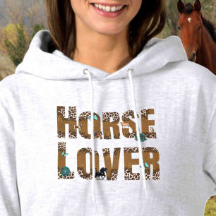 Customize on Back Horse Lover Hoodie