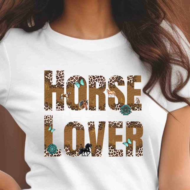 Customize on Back Horse Lover  T-Shirt (Creator Uploaded)