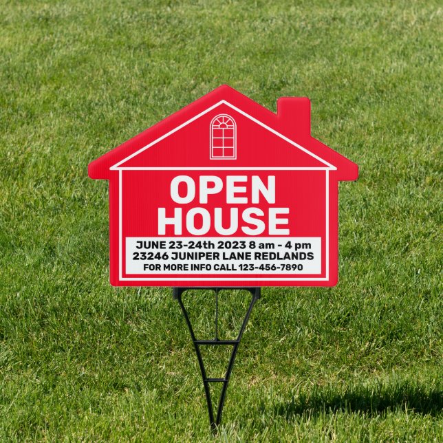 Customize Open House Owner Selling Yard Sign (Insitu)