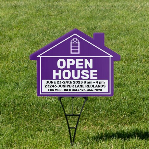 Customize Open House Owner Selling Yard Sign