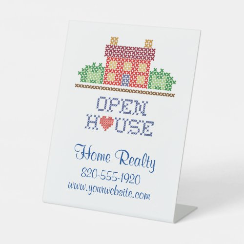 Customize Open House  Pedestal Sign