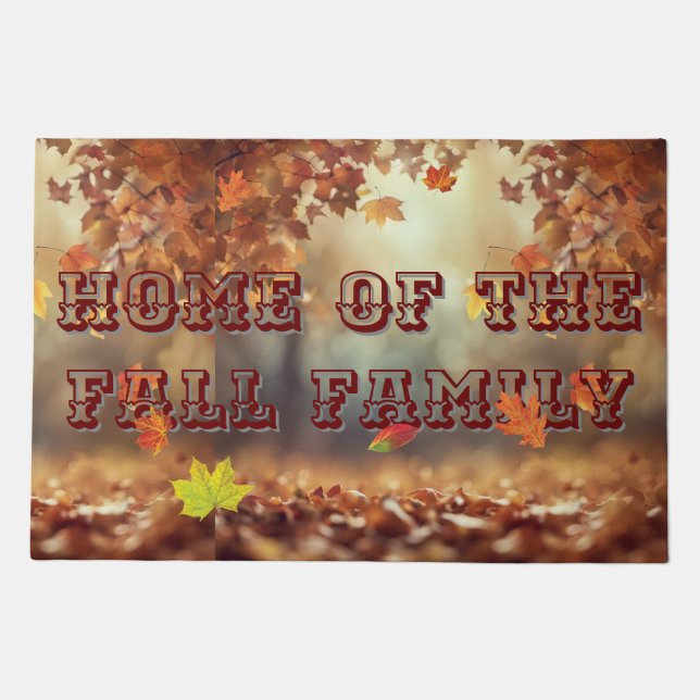 Customize Our Autumn Oasis Doormat (Front)