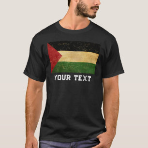 Customize Palestinian Flag Vintage T-Shirt