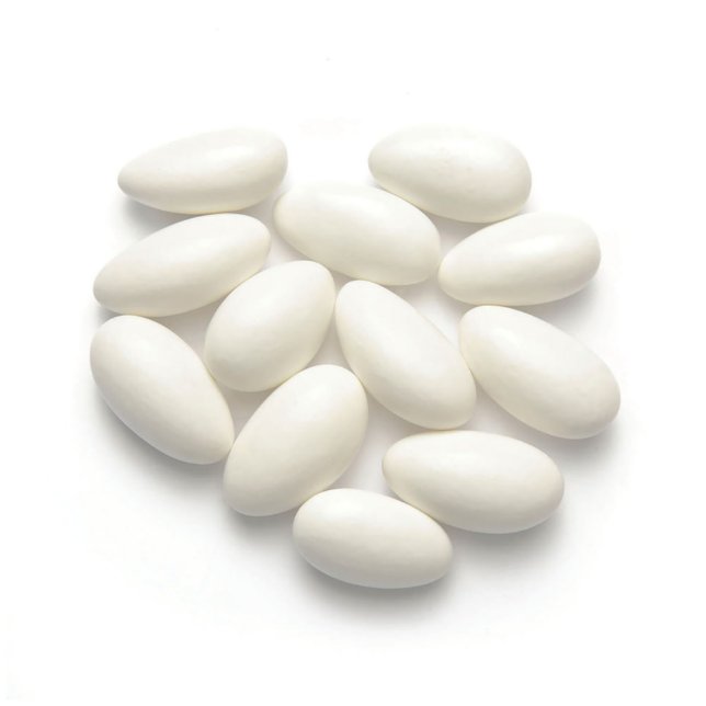 Customize Party Favor White Jordan Almonds (Front)