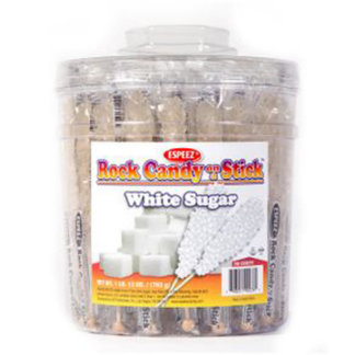 Customize Party Favor White Sugar Rock Candy Sticks