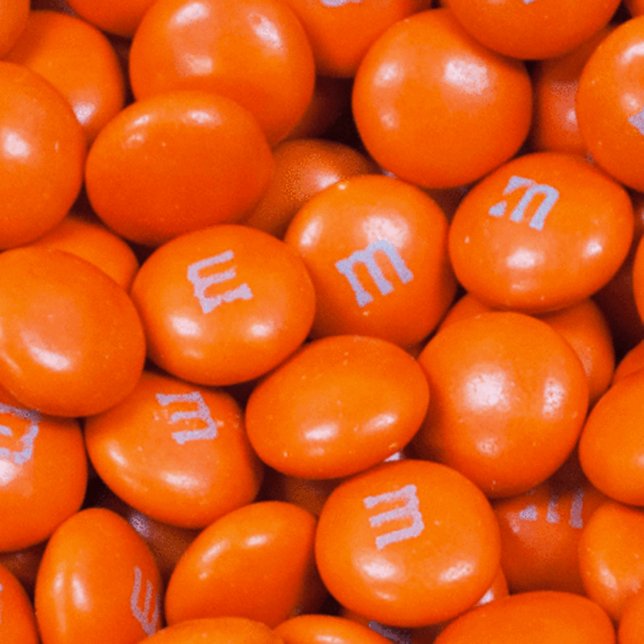Customize Party Favors Orange M&Ms (Front)
