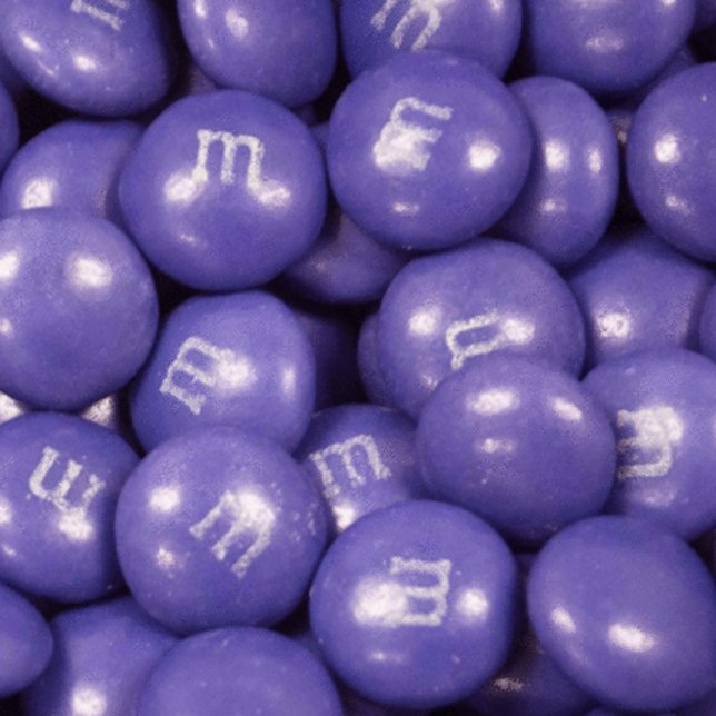 Customize Party Favors Purple M&Ms (Front)
