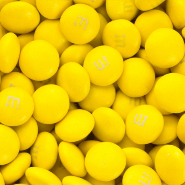 Customize Party Favors Yellow M&Ms (Front)