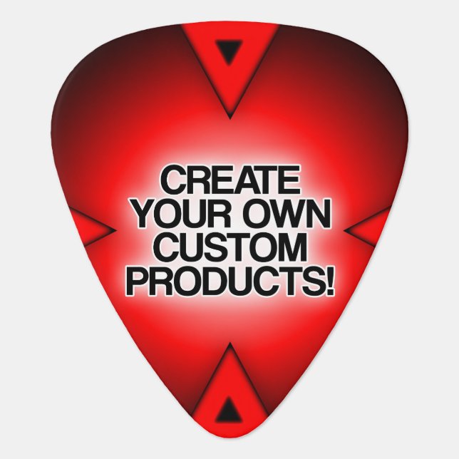 Customize / Personalize / Create your own Guitar Pick (Front)