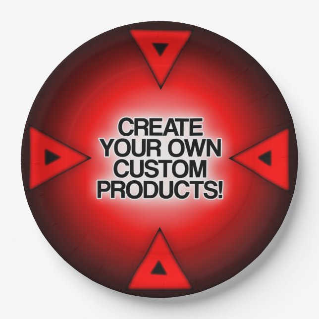 Customize / Personalize / Create your own Paper Plates (Front)