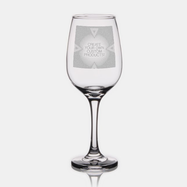 Customize / Personalize / Create your own Wine Glass (Glassware)