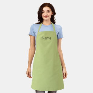 Customize personalize w/ NAME monogram avocado Apron