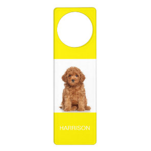 Customize, personalize with Name, photo Door Hanger