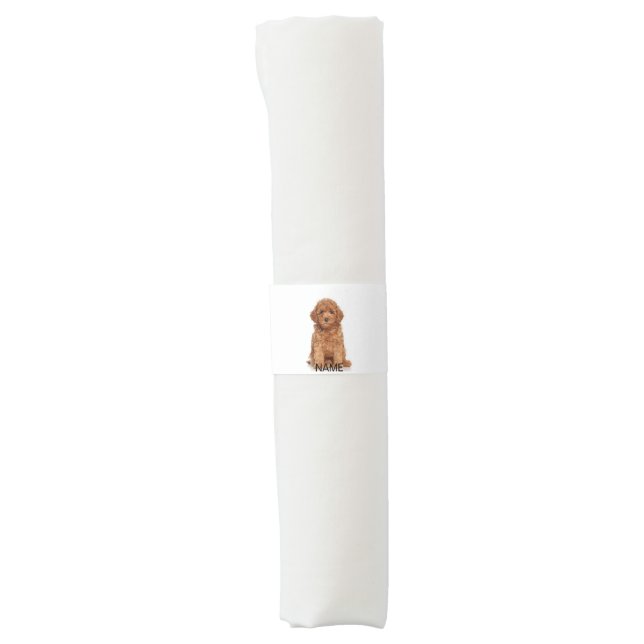 Customize, personalize with photo, name, napkin bands (Front)