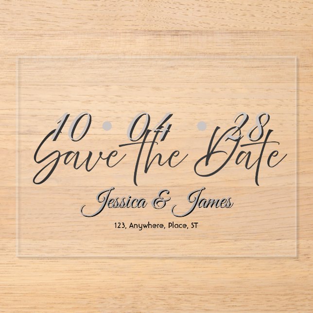Customize  Personalized Save the Date (Front)
