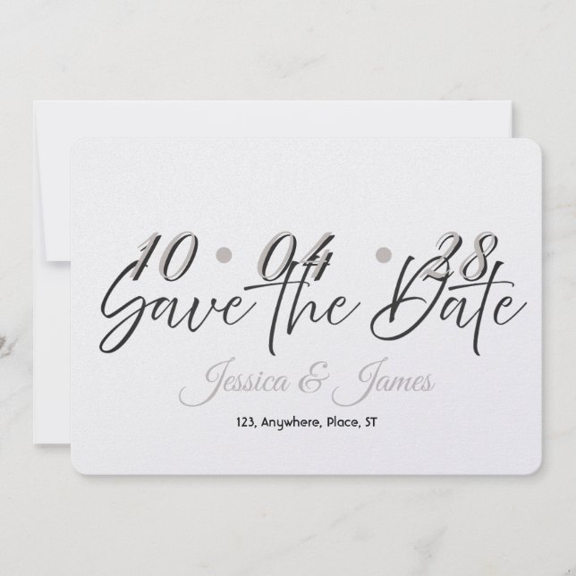 Customize  Personalized Save the Date (Front)