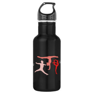 Customize Personalized Trio Gymnastics Travel Stainless Steel Water Bottle