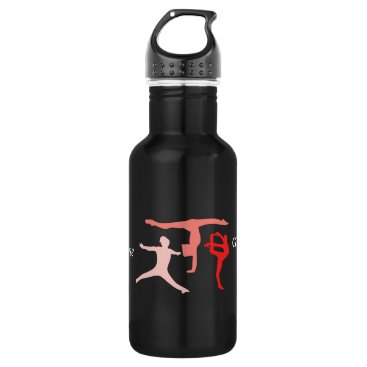 Customize Personalized Trio Gymnastics Travel Stainless Steel Water Bottle