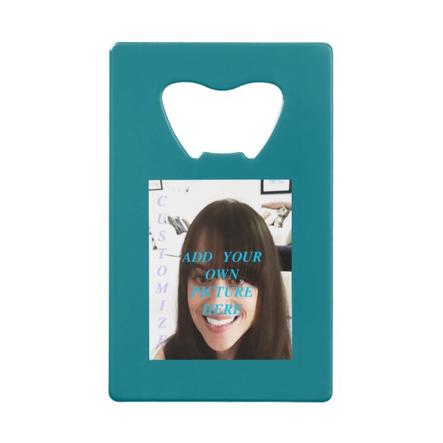 Customize Photo.. Credit Card Bottle Opener (Front)