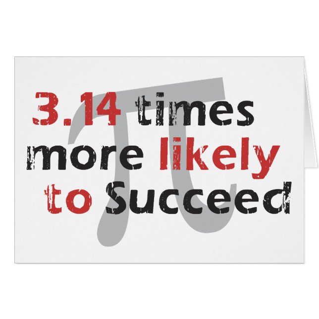 Customize - Pi Success Card (Front Horizontal)