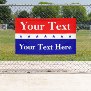 Customize Political Election  Campaign Banner