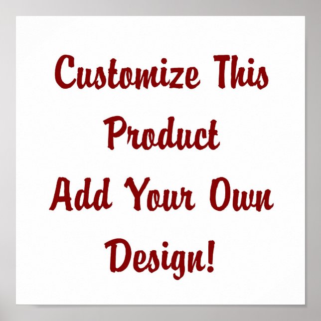 Customize - Poster (Front)