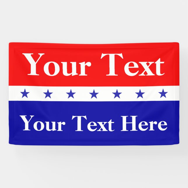 Customize President Election Banner (Horizontal)
