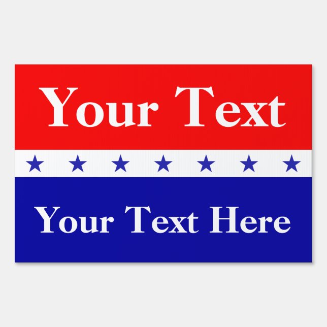 Customize President Election Sign (Front)