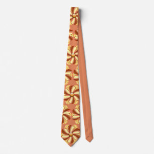 Customize Pretty Flower Design Neck Tie