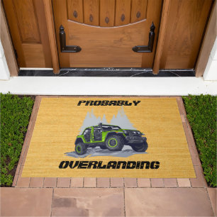 Customize Probably Overlanding Rock Crawling 4x4 2 Doormat